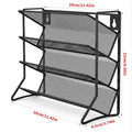 Kitchen Organizer 4 Tier Carbon Steel Spice Rack Non-Slip Cupboard Pantry Storage Shelf for Home Kitchen Seasoning