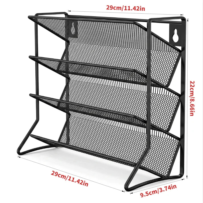 Kitchen Organizer 4 Tier Carbon Steel Spice Rack Non-Slip Cupboard Pantry Storage Shelf for Home Kitchen Seasoning