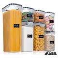 BPA-Free Airtight Food Storage Containers Set — 7 Piece Kitchen Organization