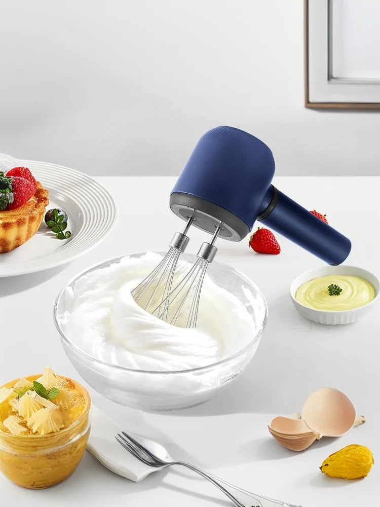 Electric Portable Blender Mixer Kitchen Tools Milk Frother Egg Beater Cake Baking Kneading Mixer Hand Mixer Food Processor Set