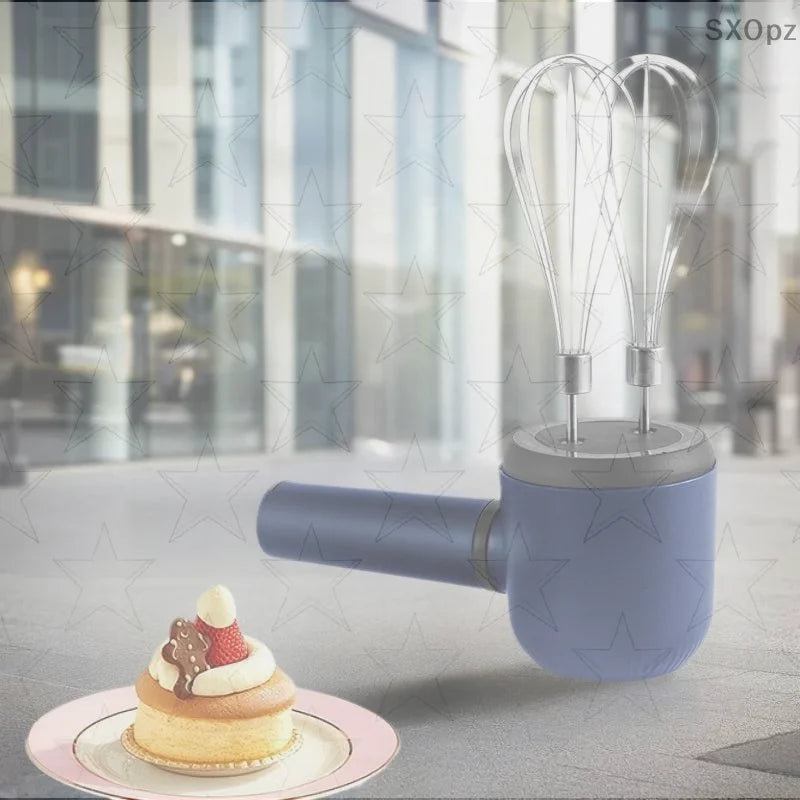 Electric Portable Blender Mixer Kitchen Tools Milk Frother Egg Beater Cake Baking Kneading Mixer Hand Mixer Food Processor Set