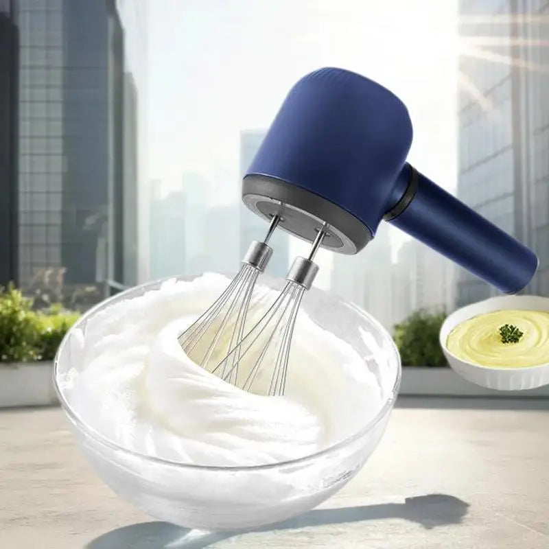Electric Portable Blender Mixer Kitchen Tools Milk Frother Egg Beater Cake Baking Kneading Mixer Hand Mixer Food Processor Set