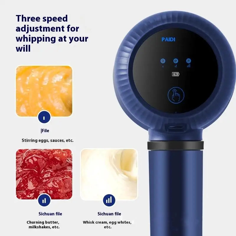 Electric Portable Blender Mixer Kitchen Tools Milk Frother Egg Beater Cake Baking Kneading Mixer Hand Mixer Food Processor Set