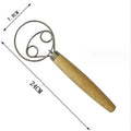 Danish Egg Beater Baking Accessories and Tools Hand Mixer For Kitchen Dutch Bread Dough Pastry Pastry Bakeware Dining Bar Home
